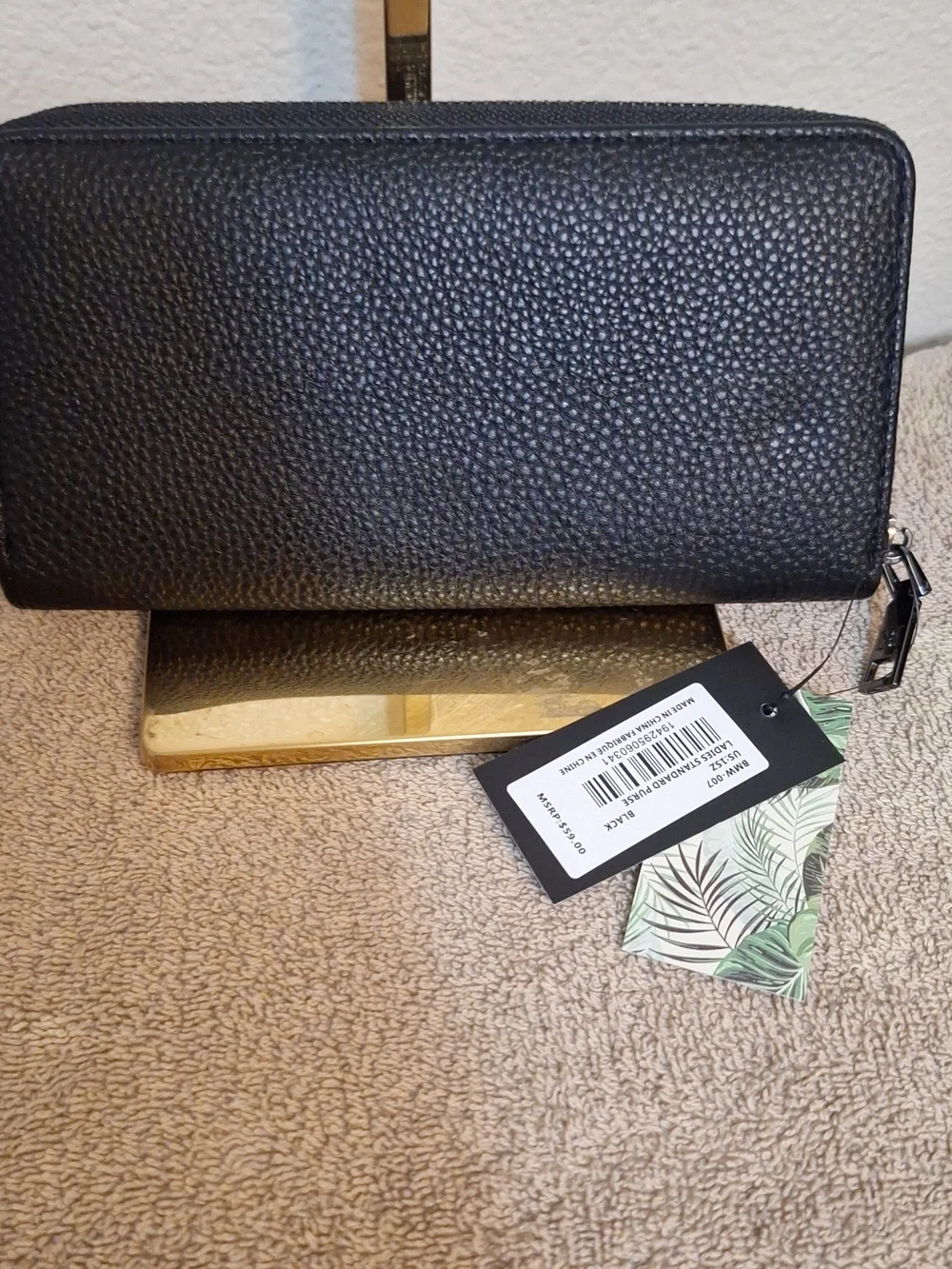 NWT Badgley Mischka Black Wallet
